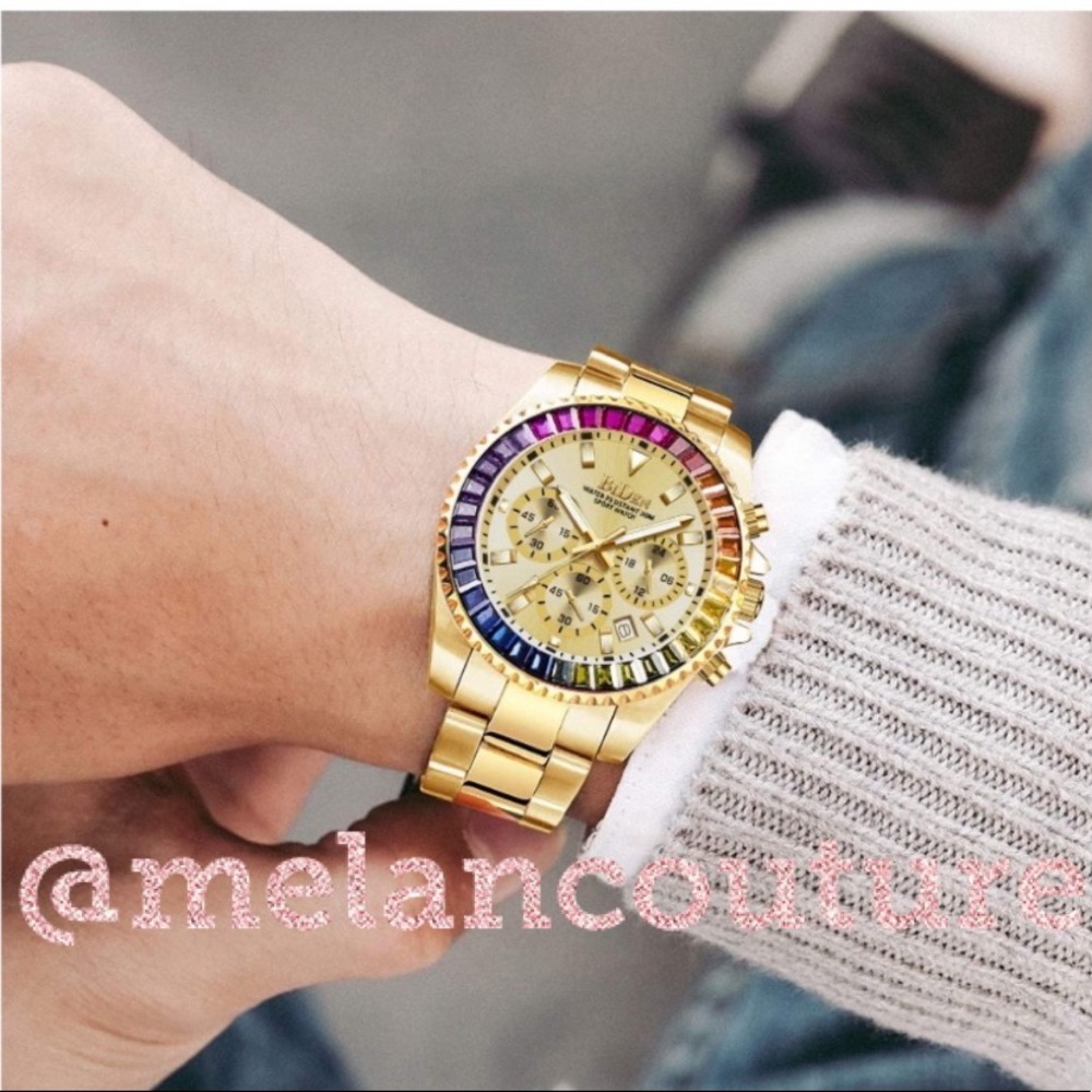 Unisex Chronograph StainlessSteel Waterproof - Picture 3 of 7